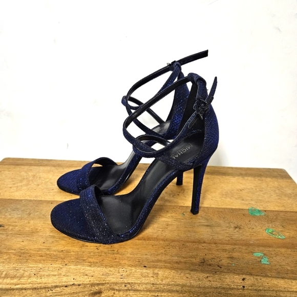 Michael Kors Antonia Sandal Glitter Lurex Size 7.5 - Picture 2 of 16